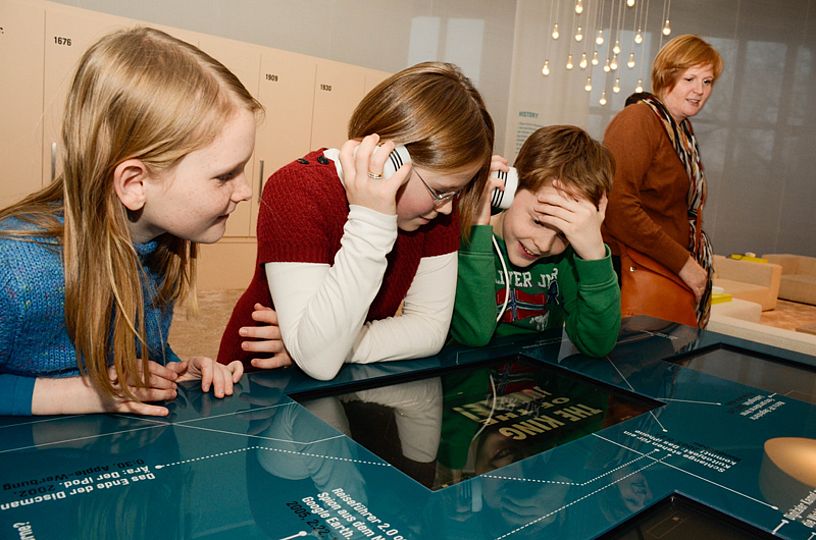 Blick in die Sonderausstellung @Home.